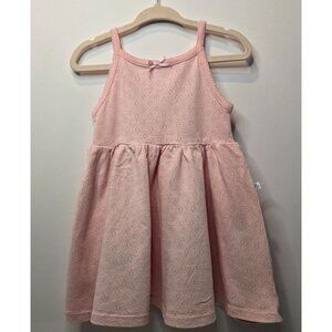 Posh Peanut 100% Cotton Pink Sleeveless Dress SIZE 2T